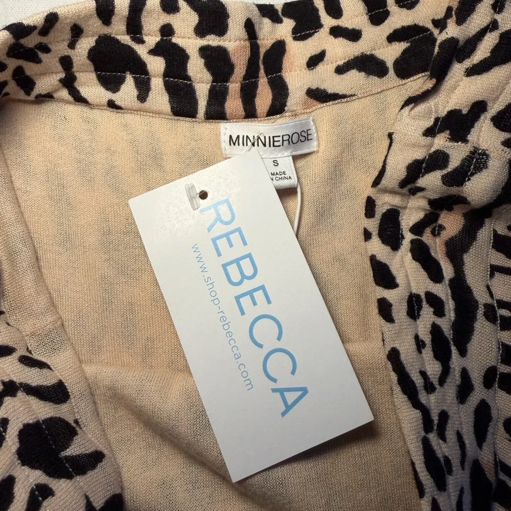 Minnie Rose Cheetah Print‎ Maxi Skirt